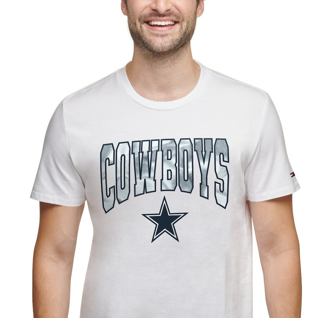 Dallas Cowboys Tommy Hilfiger Embroidered Patch T-Shirt White - NFL