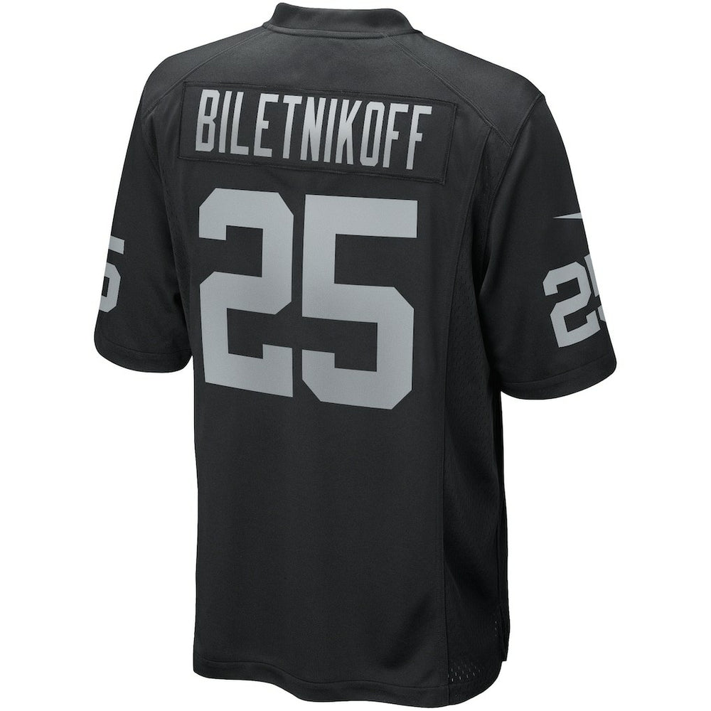 Fred Biletnikoff Las Vegas Raiders Game Retired Player Jersey Black - Nike