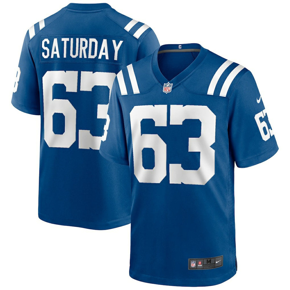 Jeff Saturday Indianapolis Colts Game Retired Player Jersey Royal - Nike