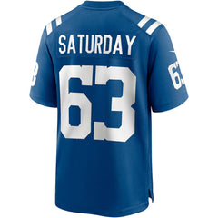 Jeff Saturday Indianapolis Colts Game Retired Player Jersey Royal - Nike