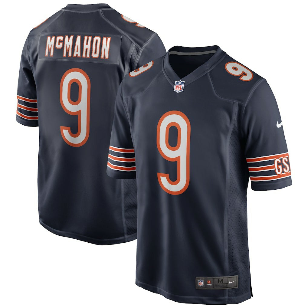 Jim McMahon Chicago Bears Game Retired Player Jersey - Navy | NFL Jerseys