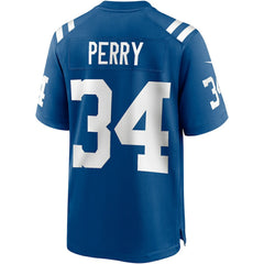 Joe Perry Indianapolis Colts Game Retired Player Jersey Royal - Nike