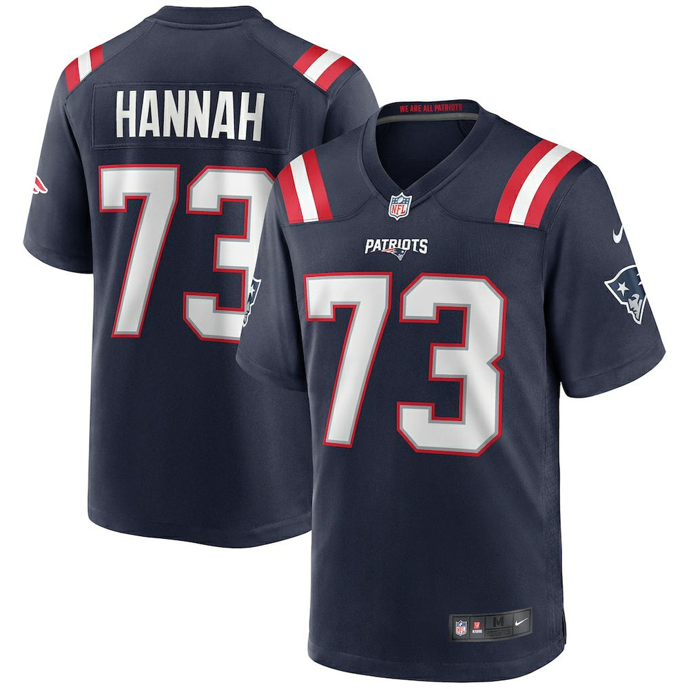 John Hannah New England Patriots Game Retired Player Jersey Navy - Nike