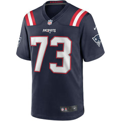 John Hannah New England Patriots Game Retired Player Jersey Navy - Nike