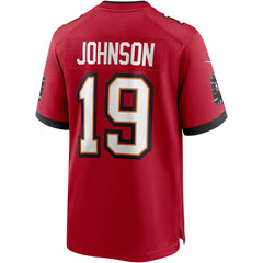 Keyshawn Johnson Tampa Bay Buccaneers Game Retired Player Jersey Red - Nike
