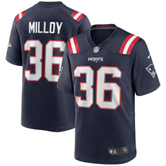 Lawyer Milloy New England Patriots Game Retired Player Jersey Navy - Nike