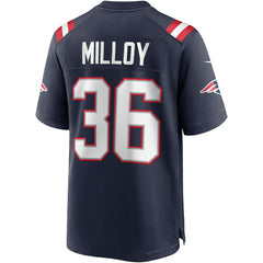 Lawyer Milloy New England Patriots Game Retired Player Jersey Navy - Nike