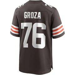 Lou Groza Cleveland Browns Game Retired Player Jersey Brown - Nike