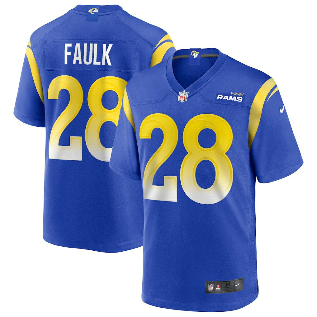 Marshall Faulk Los Angeles Rams Game Retired Player Jersey Royal - Nike