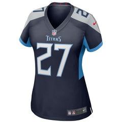 Eddie George Tennessee Titans Women's Game Retired Player Jersey Navy - Nike