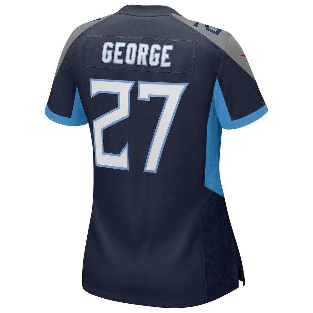 Eddie George Tennessee Titans Women's Game Retired Player Jersey Navy - Nike