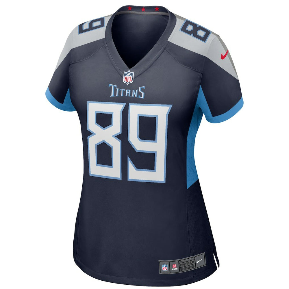 Frank Wycheck Tennessee Titans Women's Game Retired Player Jersey Navy - Nike