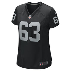 Gene Upshaw Las Vegas Raiders Women's Game Retired Player Jersey Black - Nike