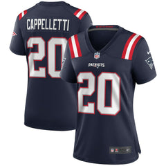 Gino Cappelletti New England Patriots Women's Game Retired Player Jersey Navy - Nike