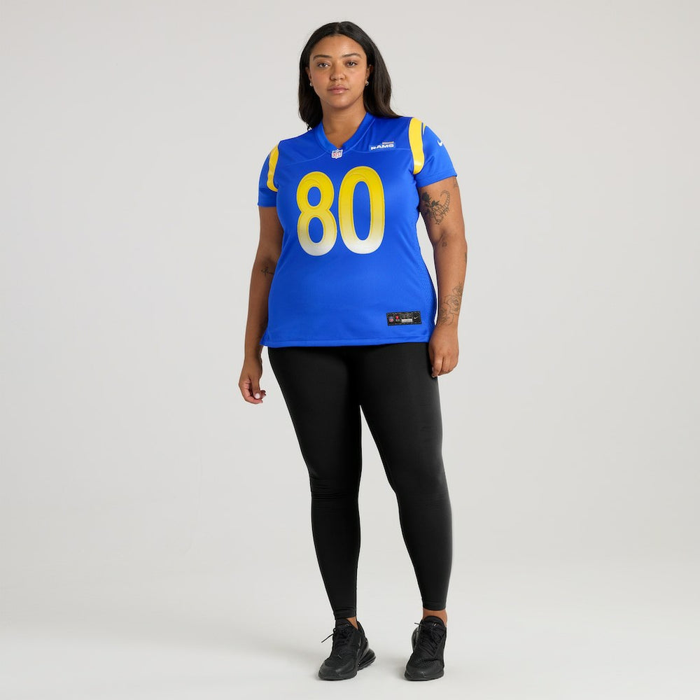 Isaac Bruce Los Angeles Rams Women's Game Retired Player Jersey Royal - Nike