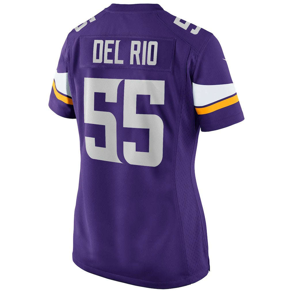 Jack Del Rio Minnesota Vikings Women's Game Retired Player Jersey Purple - Nike