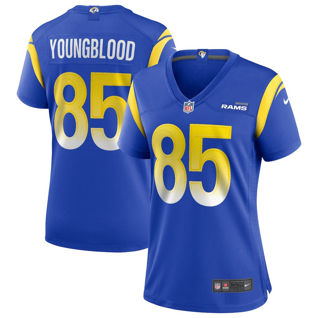 Jack Youngblood Los Angeles Rams Women's Game Retired Player Jersey Royal - Nike