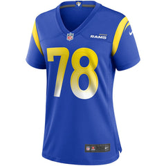 Jackie Slater Los Angeles Rams Women's Game Retired Player Jersey Royal - Nike