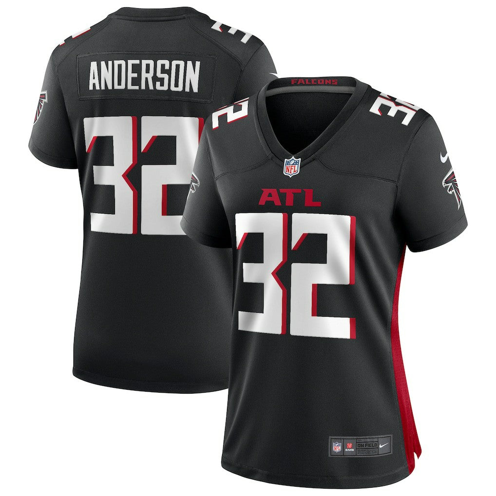 Jamal Anderson Atlanta Falcons Women's Game Retired Player Jersey Black - Nike