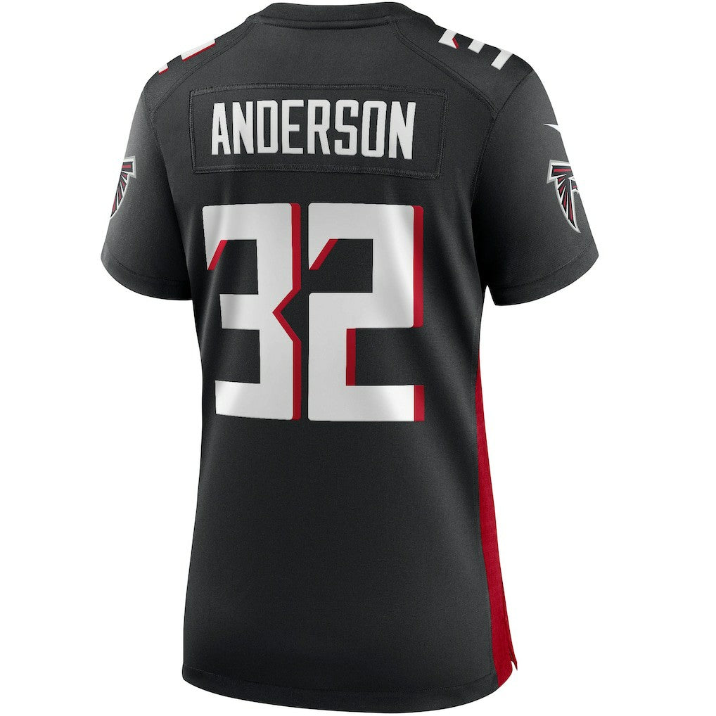 Jamal Anderson Atlanta Falcons Women's Game Retired Player Jersey Black - Nike