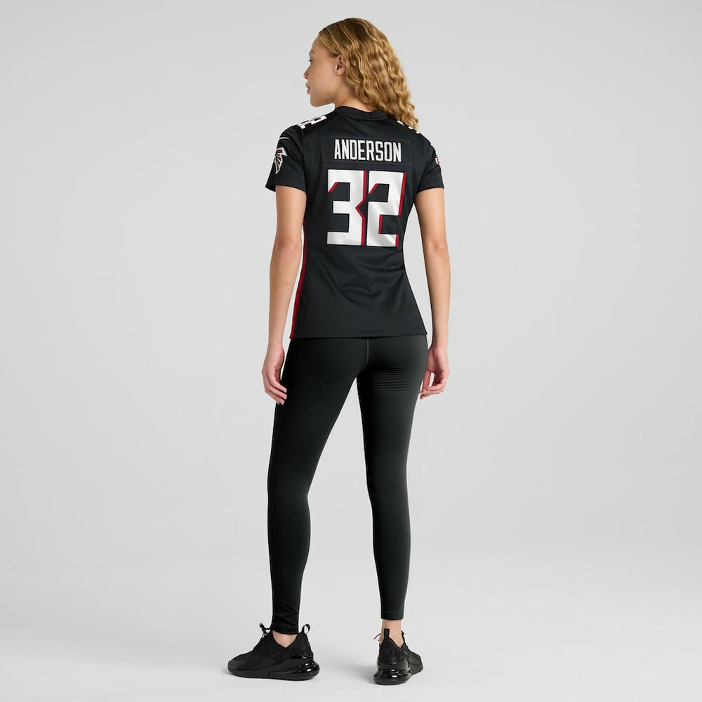 Jamal Anderson Atlanta Falcons Women's Game Retired Player Jersey Black - Nike