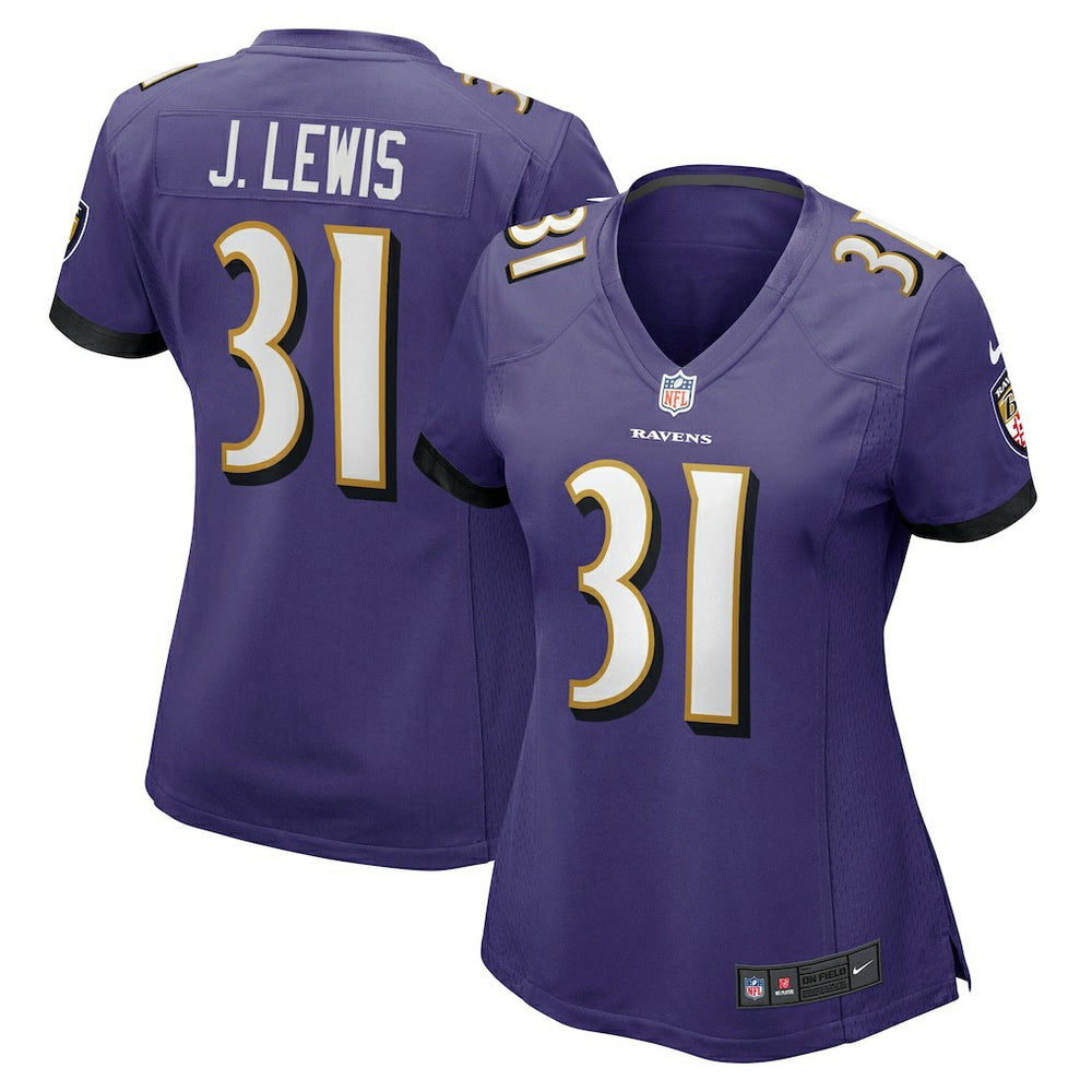 Jamal Lewis Baltimore Ravens Women's Game Retired Player Jersey Purple - Nike