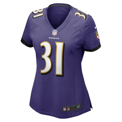 Jamal Lewis Baltimore Ravens Women's Game Retired Player Jersey Purple - Nike