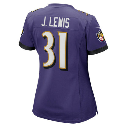 Jamal Lewis Baltimore Ravens Women's Game Retired Player Jersey - Purple | NFL Jerseys