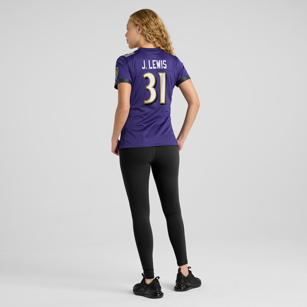 Jamal Lewis Baltimore Ravens Women's Game Retired Player Jersey Purple - Nike