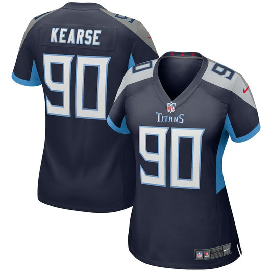 Jevon Kearse Tennessee Titans Women's Game Retired Player Jersey - Navy | NFL Jerseys