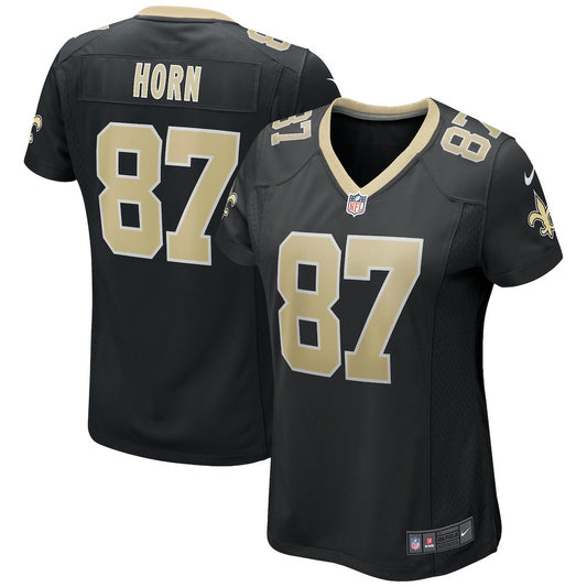 Joe Horn New Orleans Saints Women's Game Retired Player Jersey - Black | NFL Jerseys