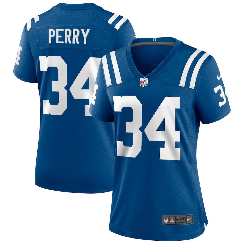 Joe Perry Indianapolis Colts Women's Game Retired Player Jersey Royal - Nike