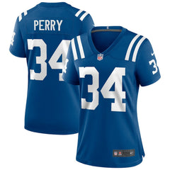 Joe Perry Indianapolis Colts Women's Game Retired Player Jersey Royal - Nike