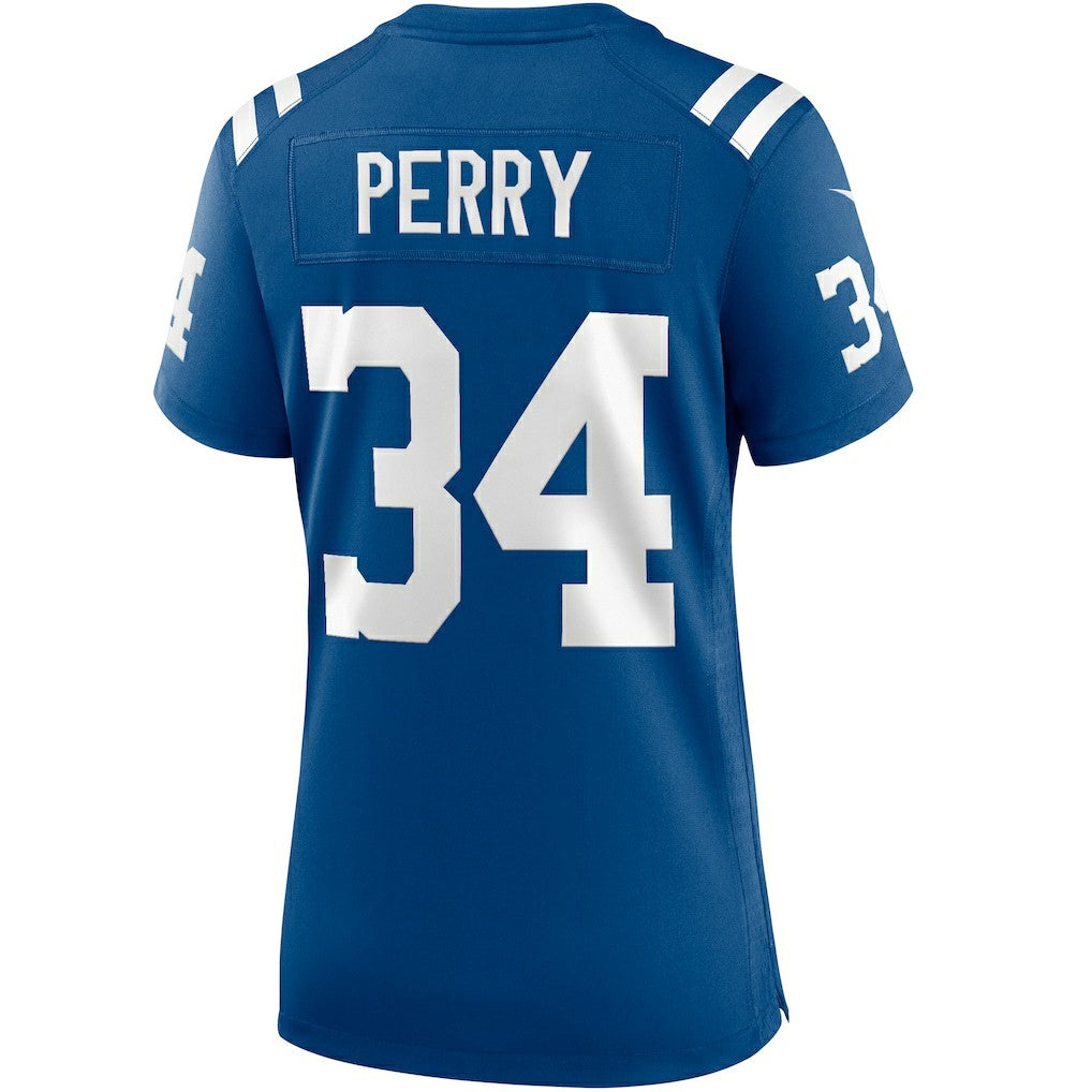 Joe Perry Indianapolis Colts Women's Game Retired Player Jersey Royal - Nike