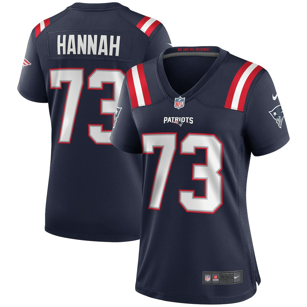 John Hannah New England Patriots Women's Game Retired Player Jersey Navy - Nike