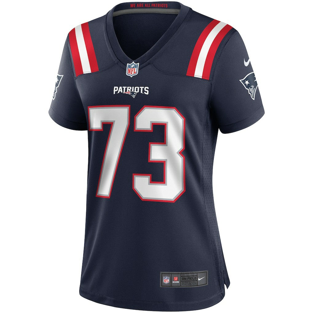 John Hannah New England Patriots Women's Game Retired Player Jersey Navy - Nike