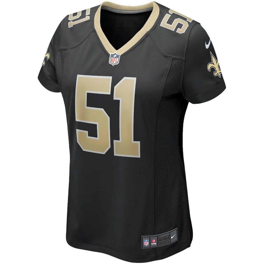 Jonathan Vilma New Orleans Saints Women's Game Retired Player Jersey Black - Nike