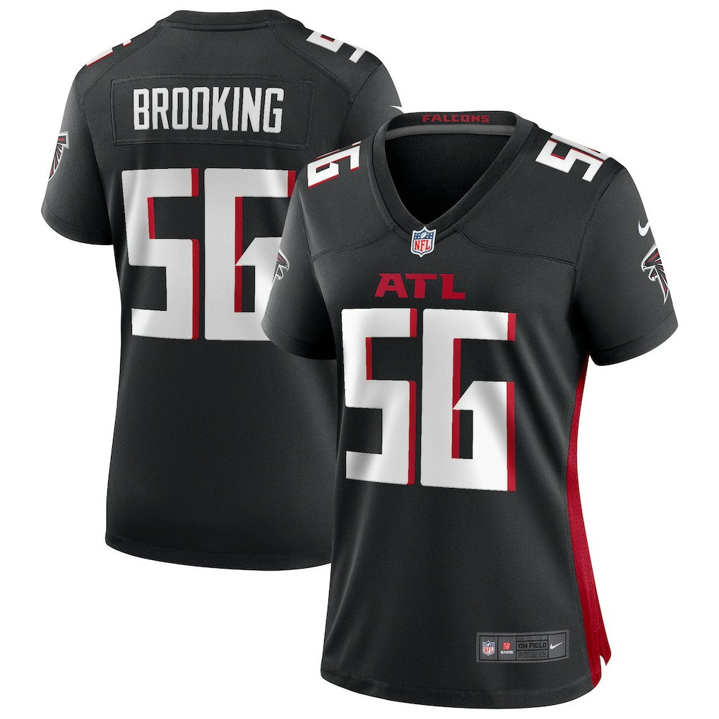 Keith Brooking Atlanta Falcons Women's Game Retired Player Jersey Black - Nike