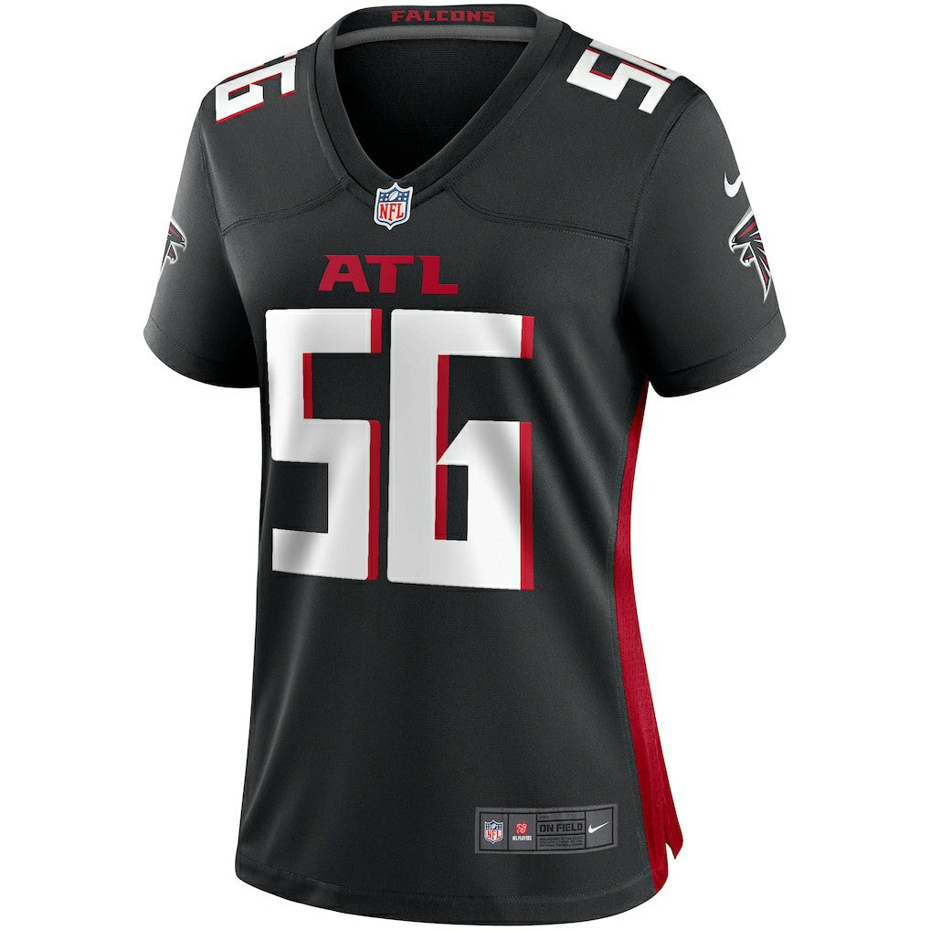 Keith Brooking Atlanta Falcons Women's Game Retired Player Jersey Black - Nike
