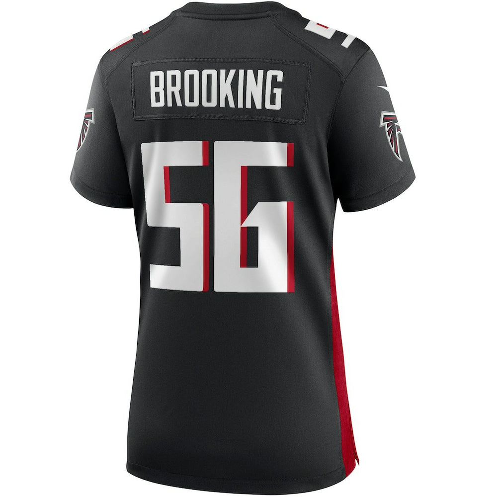 Keith Brooking Atlanta Falcons Women's Game Retired Player Jersey Black - Nike