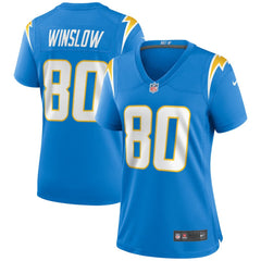 Kellen Winslow Los Angeles Chargers Women's Game Retired Player Jersey Powder Blue - Nike