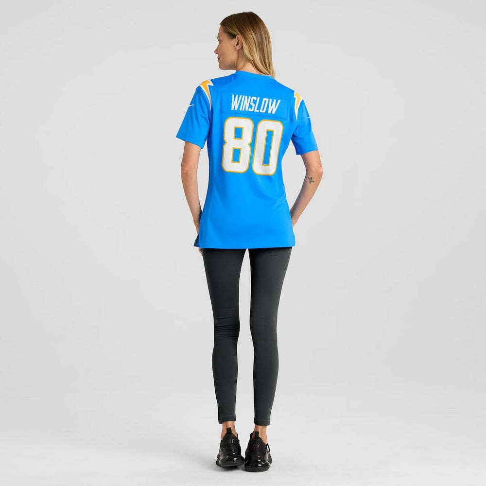 Kellen Winslow Los Angeles Chargers Women's Game Retired Player Jersey Powder Blue - Nike