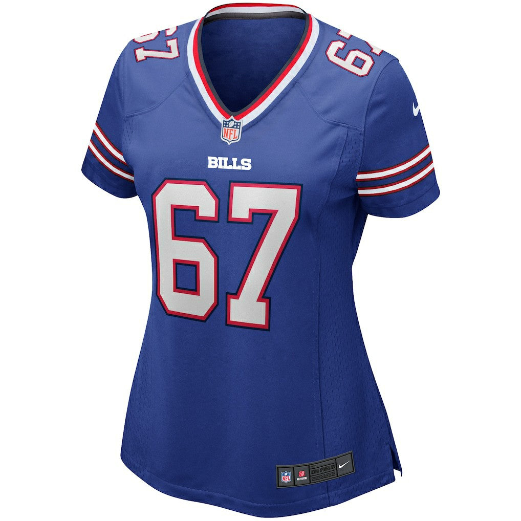 Kent Hull Buffalo Bills Women's Game Retired Player Jersey Royal - Nike