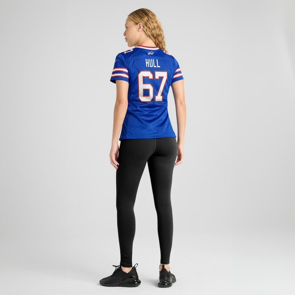Kent Hull Buffalo Bills Women's Game Retired Player Jersey Royal - Nike