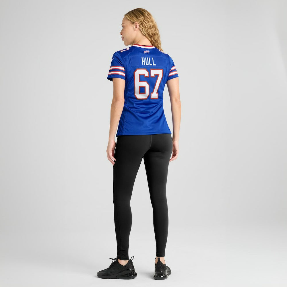 Kent Hull Buffalo Bills Women's Game Retired Player Jersey Royal - Nike