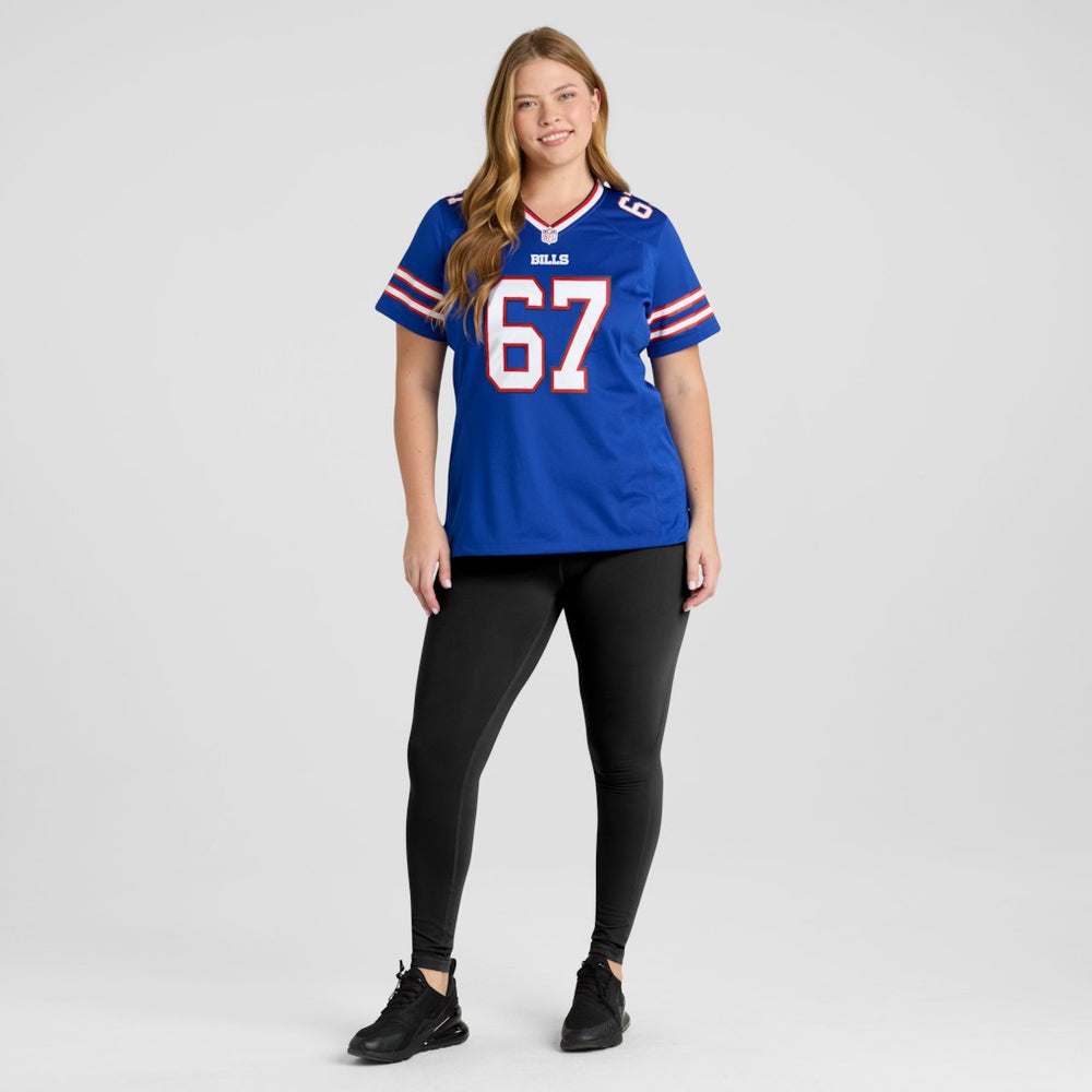 Kent Hull Buffalo Bills Women's Game Retired Player Jersey Royal - Nike