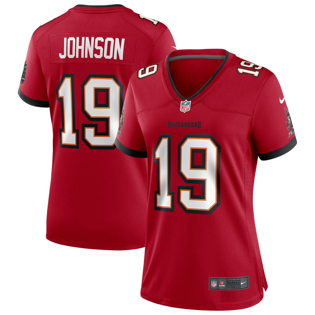 Keyshawn Johnson Tampa Bay Buccaneers Women's Game Retired Player Jersey Red - Nike