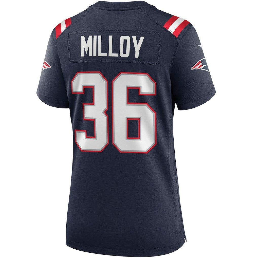 Lawyer Milloy New England Patriots Women's Game Retired Player Jersey Navy - Nike