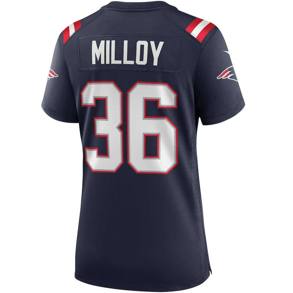 Lawyer Milloy New England Patriots Women's Game Retired Player Jersey Navy - Nike
