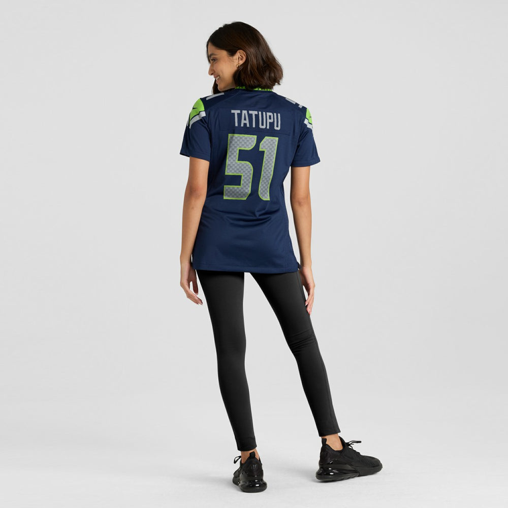 Lofa Tatupu Seattle Seahawks Women's Game Retired Player Jersey College Navy - Nike